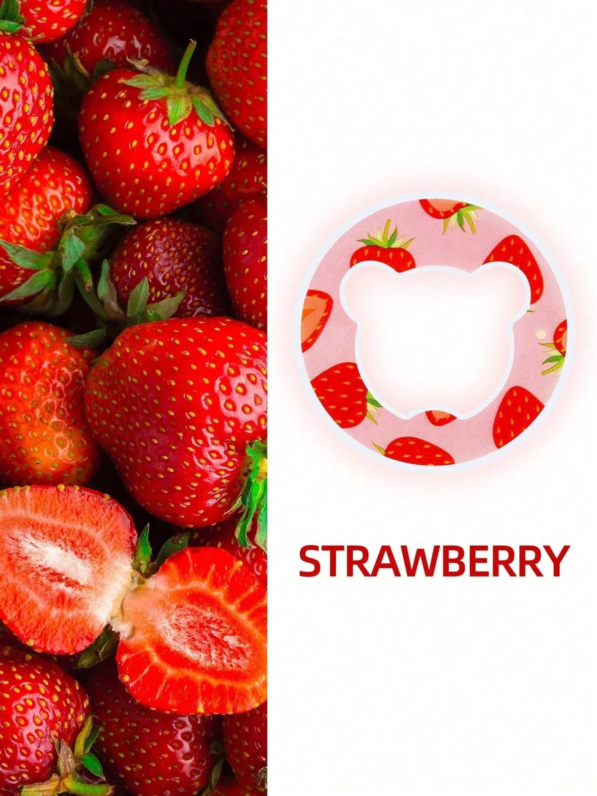 1Pc Multi Flavour Fruit Flavour Rings for Water Cups| Little Bear Shape Flavour