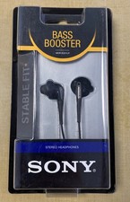 sony MDR-ED21 LP stereo headphones bass boost wired earphones Sealed Very Rare