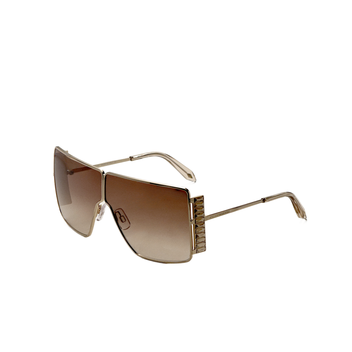 Atelier Swarovski Women's 68 mm Shiny Pale Gold Sunglasses SK0236