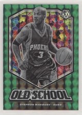 2019-20 Panini Mosaic Old School Green Mosaic Prizm Stephon Marbury #9 uk2