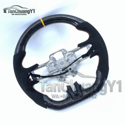 TanChuangY1 Real Carbon Fiber Steering Wheel for Ford Mustang SHELBY GT350 15-23