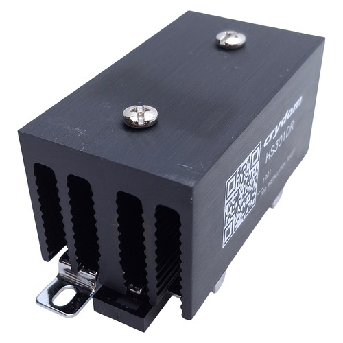 Crydom HS301DR Heat Sink DIN Or Panel Mount, Aluminum, 3.19"x1.77"x1.57"