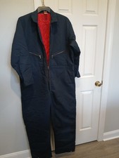Big Ben Insulated Coveralls Mens XL Navy Work Utility Mechanic NEW