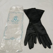 Vintage Van Raalte Long Mid Arm Formal Gloves Black