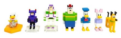 Lot of 7 Disney Crossy Roads Figures Moose Mineez -Donald/Daisy Duck, Hiro, Buzz