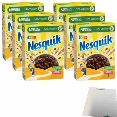 Nestlé Nesquik Knusper-Frühstück Cerealien 6er Pack 6x330g Packung