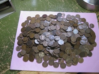 Lot of 650 Mixed Indian Teen & Twenty's Old Indian & Wheat Cent Pennies!