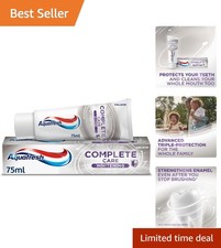 Aquafresh Complete Care: 75ml Whitening and Stain-Removing Fluoride Toothpaste 26.53 per litre
