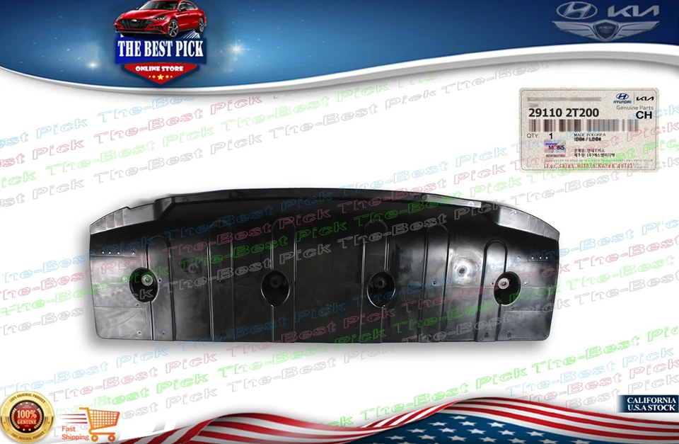 ⭐GENUINO⭐ MOTOR BAJO CUBIERTA PROTECTOR CONTRA SALPICADURAS DELANTERO KIA OPTIMA 2014-2015 291102T200 Foto 4 de 4