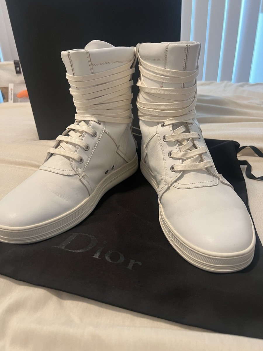 Dior Homme High top Calfskin Sneaker Size: 42.5 | eBay