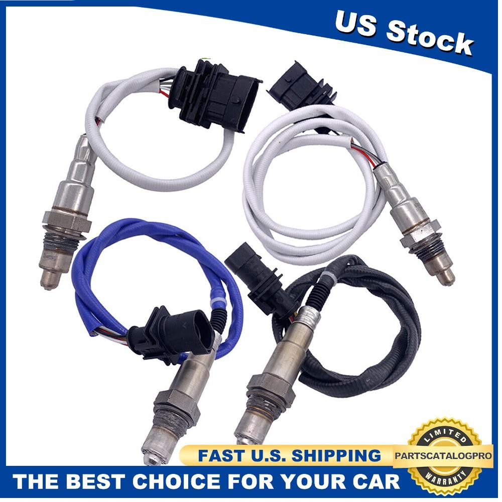 For Maserati Ghibli Quattroporte 2014-2017 3.0L V6 Turbo Oxygen O2 Sensor 4Pcs