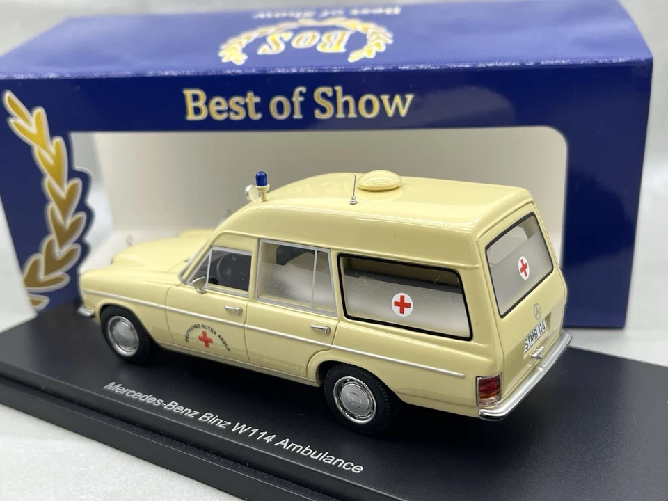 🇺🇦 1:43 Mercedes Binz W114 Krankenwagen Ambulance BOS Best Of Show 114 E - Image 4 of 4