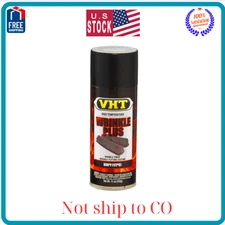 Black Wrinkle Satin Coating Exhaust Valve Cover Shifter Engine High Temp Paint