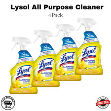 Lysol All Purpose Cleaner Lemon Breeze 32oz   4 Pack Multipurpose Disinfectant