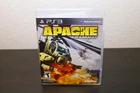 PS3 Apache Air Assault Game 2010 Flight Sim CIB Mint Disc Clean & Tested