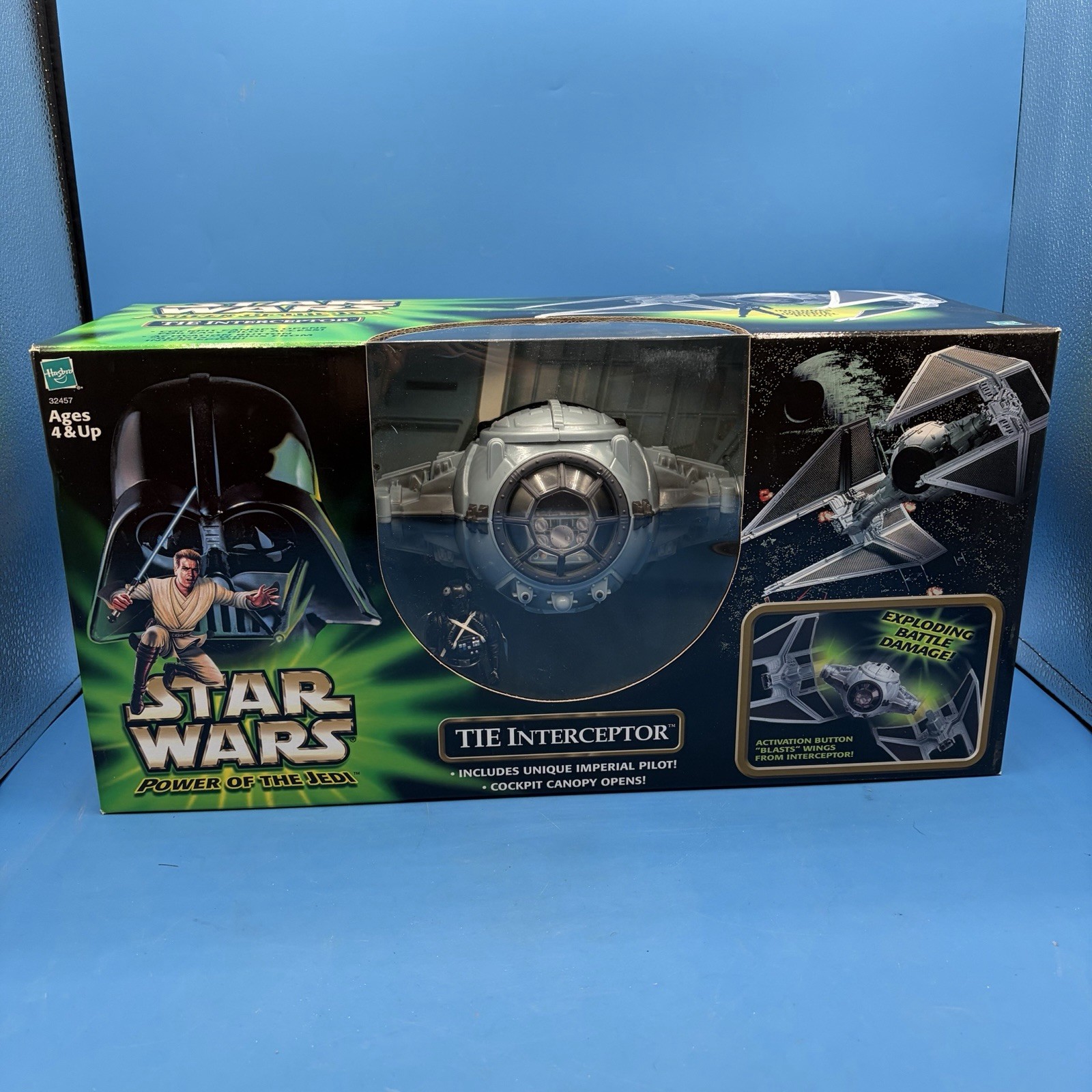 Sealed Hasbro Star Wars Power of the Jedi Tie Interceptor 6.