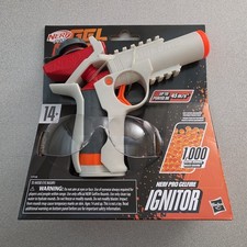 Nerf Pro Gelfire Ignitor Blaster, 1000 Gelfire Rounds, 60 Round Capacity , New