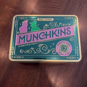 Dunkin Donuts Wicked Munchkins Tin Fall 2025 Limited Edition New