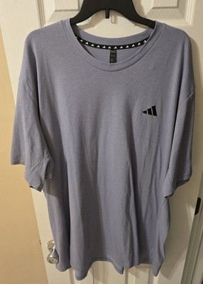 Adidas Men's 3XLT Training Essentials T-Shirt Violet Lavender 3XL TALL NEW NWT