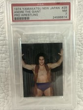 1974 Yamakatsu Andre The Giant Rookie Card PSA 7 WWF WWE RC
