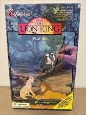 Vintage LION KING Colorforms Play Set Disney 1994 Fuzzy Pieces Simba Nala SEALED