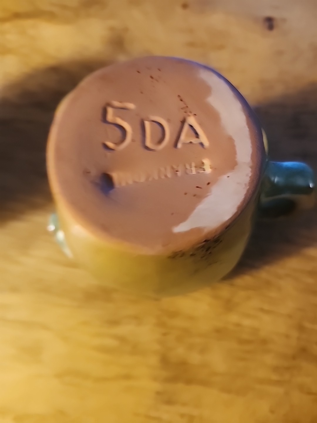 Frankoma Prairie Green Open Sugar & Creamer Set, 5 DA 5 DB