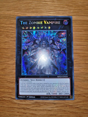 YuGiOh The Zombie Vampire MP23-EN024 Secret Rare English 1st Edition