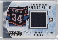 2016-17 Leaf ITG Heroes & Prospects Memorabilia Platinum 17/25 Bryan Berard k4s
