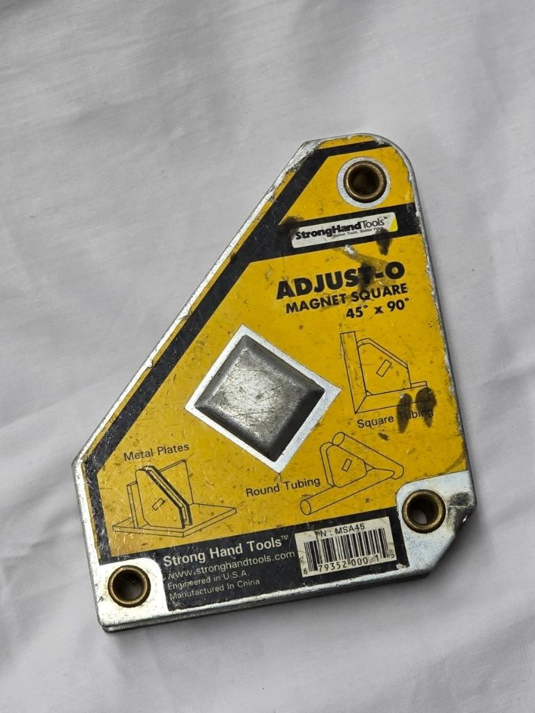 Strong Hand Tools 4-3/8" Adjust-o Magnet Square (MSA45)