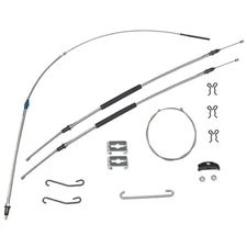 Parking Brake Cable Kit Complete TH400 1968-72 Cutlass Lemans Skylark OE Steel