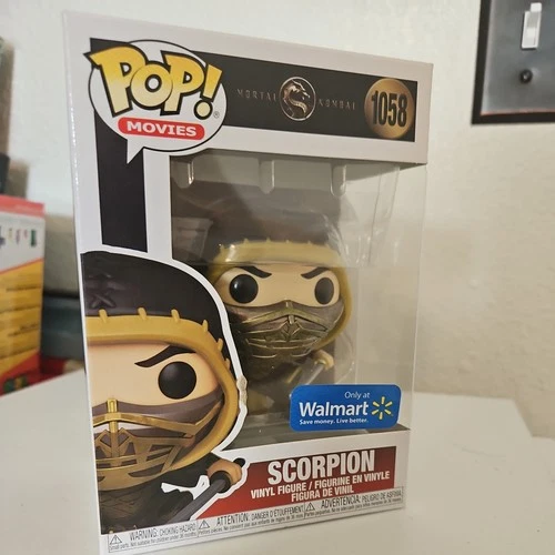 Funko Pop! Vinyl: Mortal Kombat - Scorpion (Metallic) - Walmart (Exclusive)...