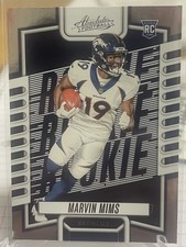 2023 PANINI ABSOLUTE FOOTBALL SILVER FOIL ROOKIE #122 MARVIN MIMS BRONCOS