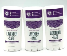 Lot/3 Schmidt's Natural Deodorant Lavender And Sage ~ 3.25 oz x 3