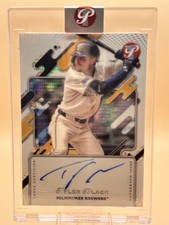 2025 Topps Pristine Tyler Black Auto Milwaukee Brewers #PA-TB auto encased