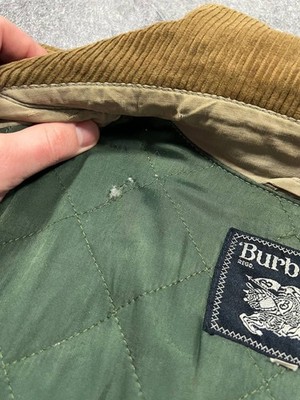 Burberry Vintage Field Jacket Beige Corduroy Collar Coat | eBay