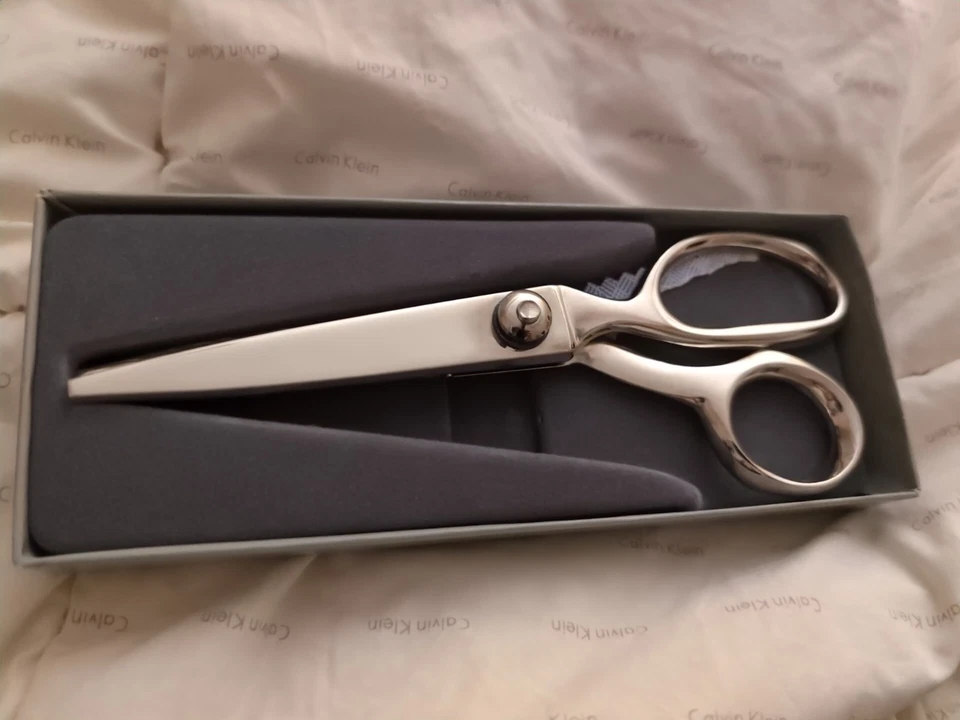 Vintage Gingher Pinking Shears 7 1/2" Scissors G-7P Orig Box Excellent Condition - Image 2 of 3