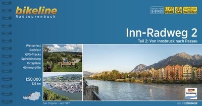 Inn-Radweg / Inn-Radweg 2 Von Innsbruck nach Passau. 1:50.000, 326 km