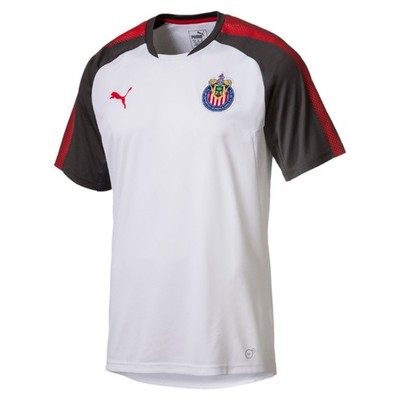 PUMA CHIVAS TRAINING JERSEY 2017/18 - WHITE MENS SIZES 752234-01