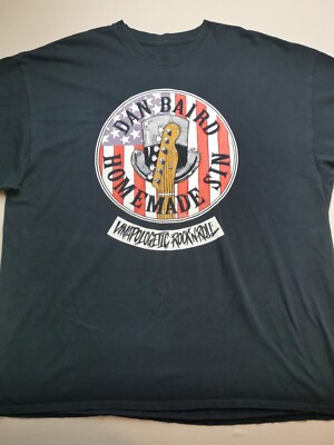 Dan Baird & Homemade Sin Herren Größe XL US & European Tour 2016 T-Shirt sehr guter Zustand Baumwolle