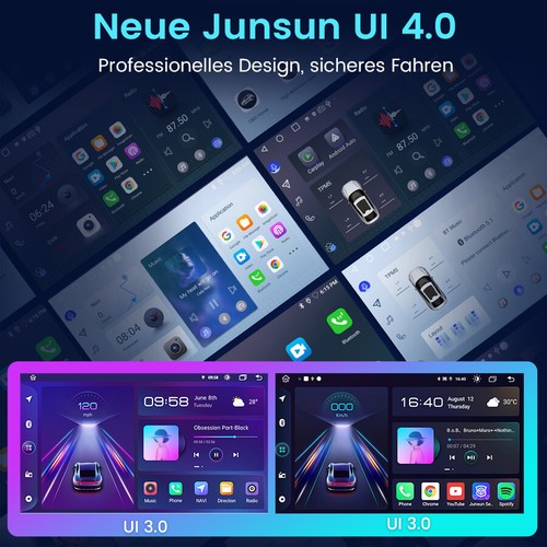9" CarPlay DAB+ 4+64G Android Autoradio Für VW Golf 5 6 T5 Passat Touran GPS RDS - Bild 10 von 13