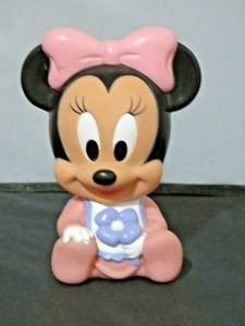 Vintage Arco Disney Baby Minnie Mouse Squeak Rubber Vinyl Toy 6 Inch Ebay