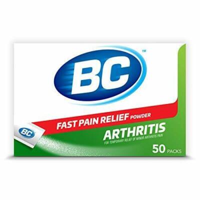 BC Arthritis Pain Reliever Powder Sachets (Pack of 50) 3 boxes 
