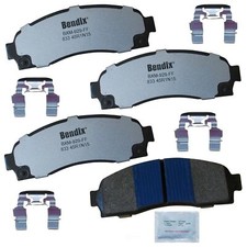 Disc Brake Pad Set-Fleet Metlok Semi-Metallic...