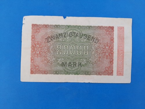 1 x 20000 Mark Reichsbanknote / Geldschein Banknote von 1923 ' - Bild 4 von 6
