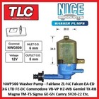 <!--F#f_0-->Washer Jet Pump Motor NWP500 Commodore VB VC VG VH VK VL VN VP VQ<!--F/-->