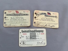 Antique Passenger Pass Baltimore Steam Chesapeake Goodrich Wheeling Lakes Erie