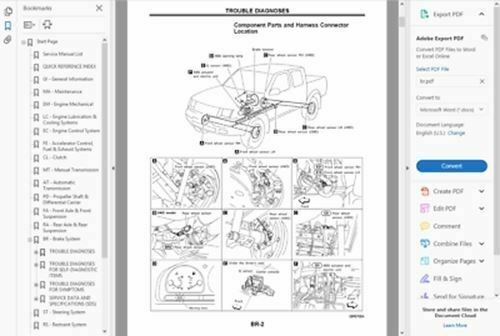 FACTORY WORKSHOP SERVICE REPAIR MANUAL FOR NISSAN NAVARA 1997-2005 +WIRING! - Picture 6 of 6