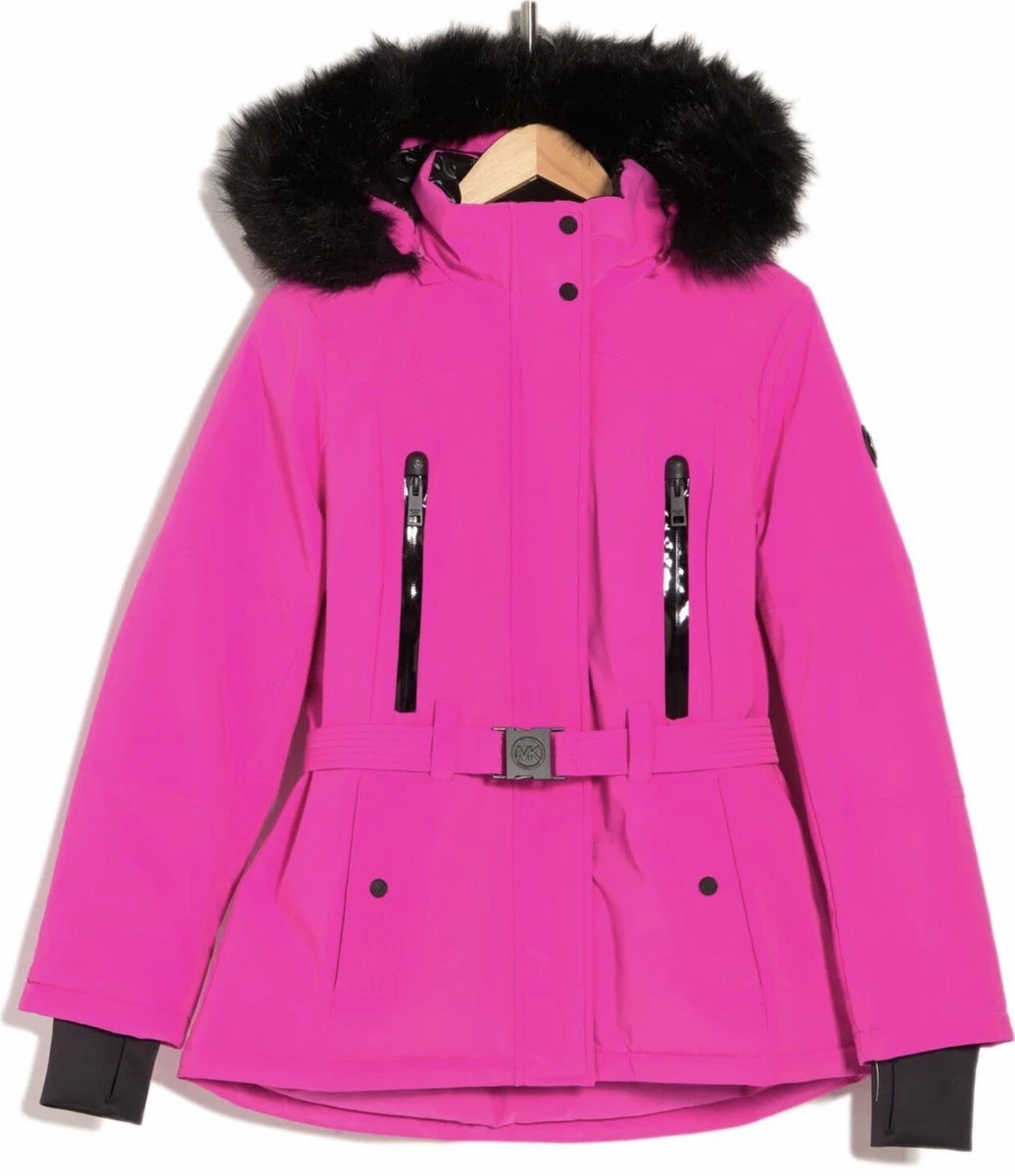 LV fur coat - pink