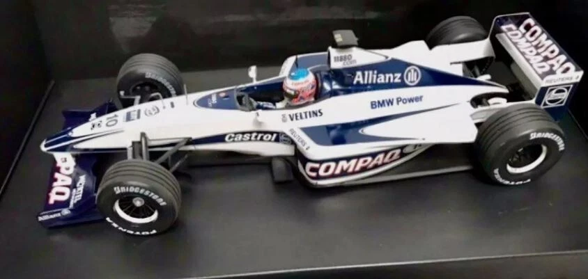 PMA MINICHAMPS F1 180000010 WILLIAMS FW22 BUTTON 2000  1/18 SCALE DIE CAST MODEL - Immagine 2 di 2