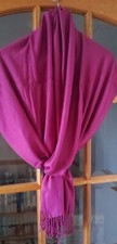 Pashmina Scarf, Wrap, Shawl  Cover-up. Purple